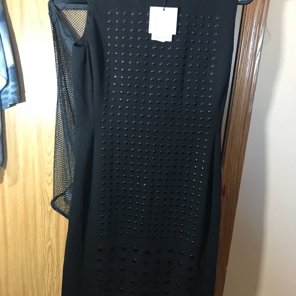 Beautiful beaded black dress!